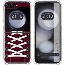 Funda Silicona Antigolpes para Samsung Galaxy Z Flip 5 5G diseño Zapatillas 17 Dibujos