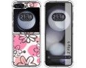 Funda Silicona Antigolpes para Samsung Galaxy Z Flip 5 5G diseño Flores 09 Dibujos