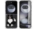 Funda Silicona Antigolpes para Samsung Galaxy Z Flip 5 5G diseño Perros 01 Dibujos
