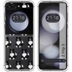 Funda Silicona Antigolpes para Samsung Galaxy Z Flip 5 5G diseño Perros 07 Dibujos