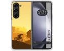 Funda Silicona Antigolpes para Samsung Galaxy Z Fold 5 5G diseño Ciclista Dibujos