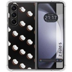 Funda Silicona Antigolpes para Samsung Galaxy Z Fold 5 5G diseño Cocos Dibujos