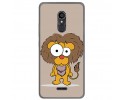 Funda Gel Tpu para Alcatel 3C Diseño Leon Dibujos
