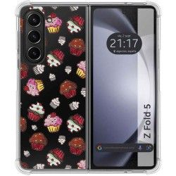 Funda Silicona Antigolpes para Samsung Galaxy Z Fold 5 5G diseño Muffins Dibujos