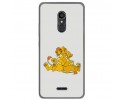 Funda Gel Tpu para Alcatel 3C Diseño Leones Dibujos