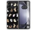 Funda Silicona Antigolpes para Samsung Galaxy Z Fold 5 5G diseño Perros Dibujos
