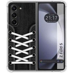Funda Silicona Antigolpes para Samsung Galaxy Z Fold 5 5G diseño Zapatillas 02 Dibujos