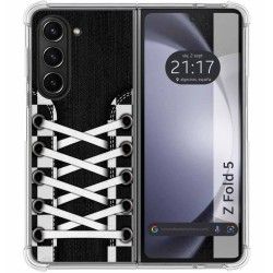 Funda Silicona Antigolpes para Samsung Galaxy Z Fold 5 5G diseño Zapatillas 03 Dibujos