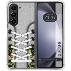 Funda Silicona Antigolpes para Samsung Galaxy Z Fold 5 5G diseño Zapatillas 08 Dibujos
