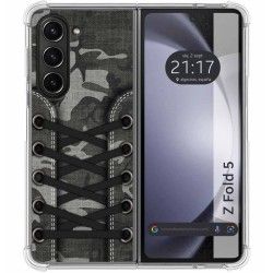 Funda Silicona Antigolpes para Samsung Galaxy Z Fold 5 5G diseño Zapatillas 15 Dibujos