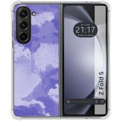 Funda Silicona Antigolpes para Samsung Galaxy Z Fold 5 5G diseño Acuarela 01 Dibujos