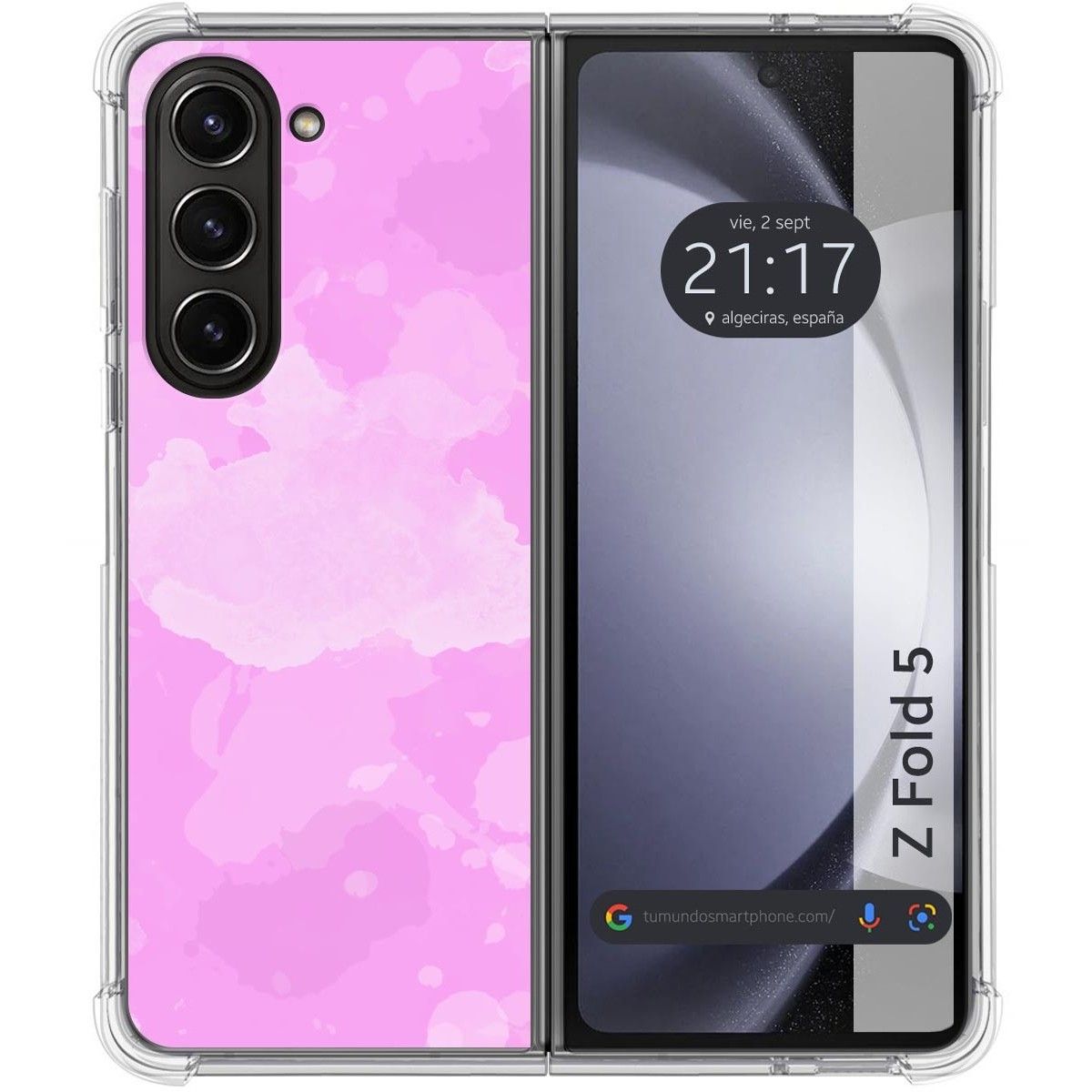 Funda Silicona Antigolpes para Samsung Galaxy Z Fold 5 5G diseño Acuarela 04 Dibujos