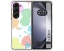 Funda Silicona Antigolpes para Samsung Galaxy Z Fold 5 5G diseño Acuarela 05 Dibujos