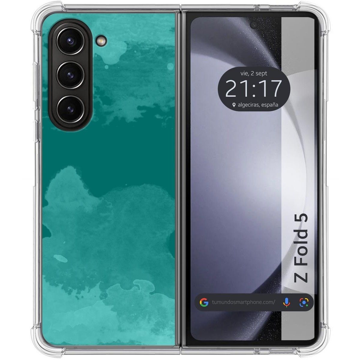 Funda Silicona Antigolpes para Samsung Galaxy Z Fold 5 5G diseño Acuarela 06 Dibujos