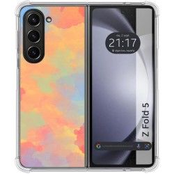 Funda Silicona Antigolpes para Samsung Galaxy Z Fold 5 5G diseño Acuarela 08 Dibujos