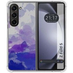 Funda Silicona Antigolpes para Samsung Galaxy Z Fold 5 5G diseño Acuarela 09 Dibujos