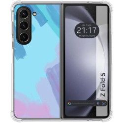 Funda Silicona Antigolpes para Samsung Galaxy Z Fold 5 5G diseño Acuarela 10 Dibujos