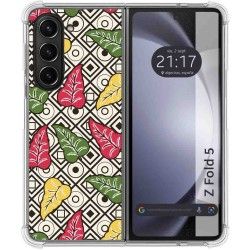 Funda Silicona Antigolpes para Samsung Galaxy Z Fold 5 5G diseño Flores 11 Dibujos