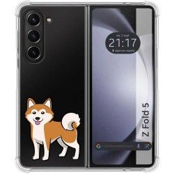 Funda Silicona Antigolpes para Samsung Galaxy Z Fold 5 5G diseño Perros 02 Dibujos