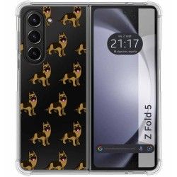 Funda Silicona Antigolpes para Samsung Galaxy Z Fold 5 5G diseño Perros 09 Dibujos