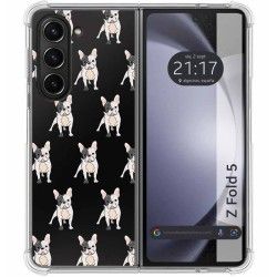 Funda Silicona Antigolpes para Samsung Galaxy Z Fold 5 5G diseño Perros 12 Dibujos