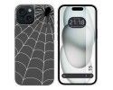 Funda Silicona Transparente compatible con Iphone 15 (6.1) diseño Araña Dibujos