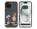 Funda Silicona Transparente compatible con Iphone 15 (6.1) diseño Avestruz Dibujos