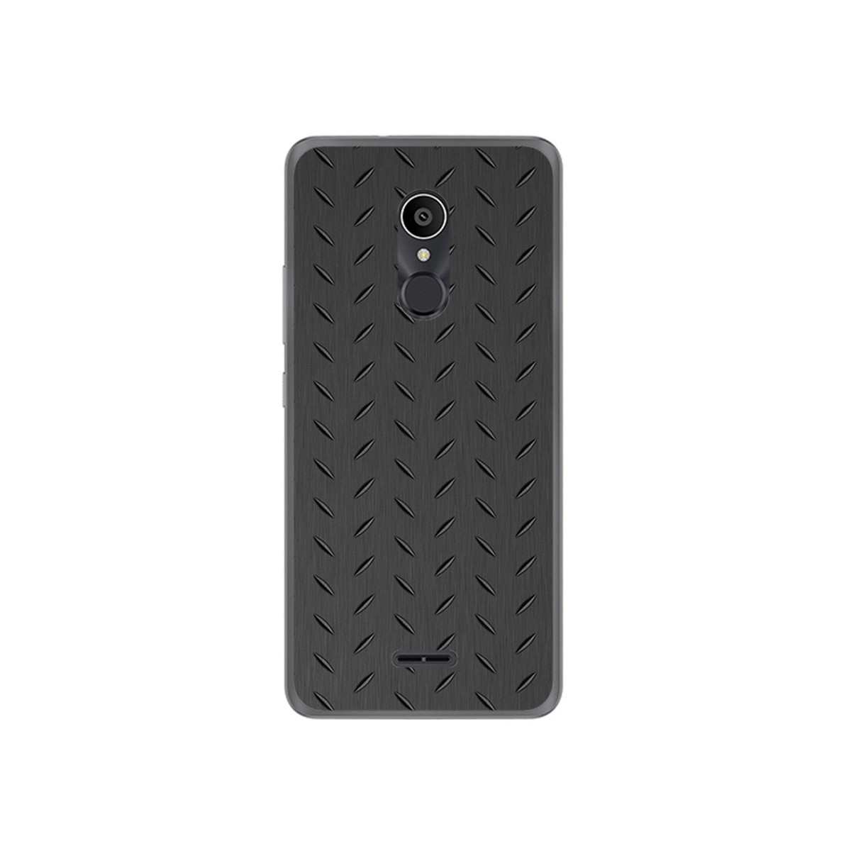 Funda Gel Tpu para Alcatel 3C Diseño Metal Dibujos
