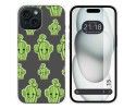 Funda Silicona Transparente compatible con Iphone 15 (6.1) diseño Cactus Dibujos