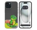Funda Silicona Transparente compatible con Iphone 15 (6.1) diseño Coco Dibujos