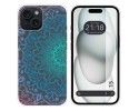 Funda Silicona Transparente compatible con Iphone 15 (6.1) diseño Mandala Dibujos