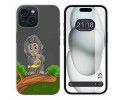 Funda Silicona Transparente compatible con Iphone 15 (6.1) diseño Mono Dibujos