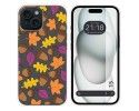Funda Silicona Transparente compatible con Iphone 15 (6.1) diseño Otoño Dibujos