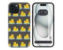 Funda Silicona Transparente compatible con Iphone 15 (6.1) diseño Pato Dibujos