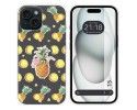Funda Silicona Transparente compatible con Iphone 15 (6.1) diseño Piña Dibujos