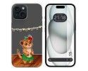 Funda Silicona Transparente compatible con Iphone 15 (6.1) diseño Suricata Dibujos