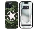 Funda Silicona compatible con Iphone 15 (6.1) diseño Camuflaje 01 Dibujos