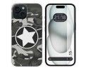 Funda Silicona compatible con Iphone 15 (6.1) diseño Camuflaje 02 Dibujos