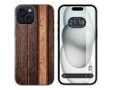 Funda Silicona compatible con Iphone 15 (6.1) diseño Madera 05 Dibujos