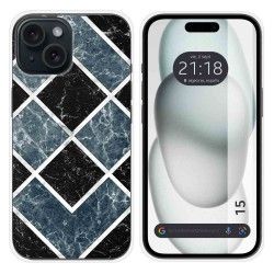 Funda Silicona compatible con Iphone 15 (6.1) diseño Mármol 06 Dibujos