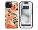 Funda Silicona compatible con Iphone 15 (6.1) diseño Mármol 12 Dibujos