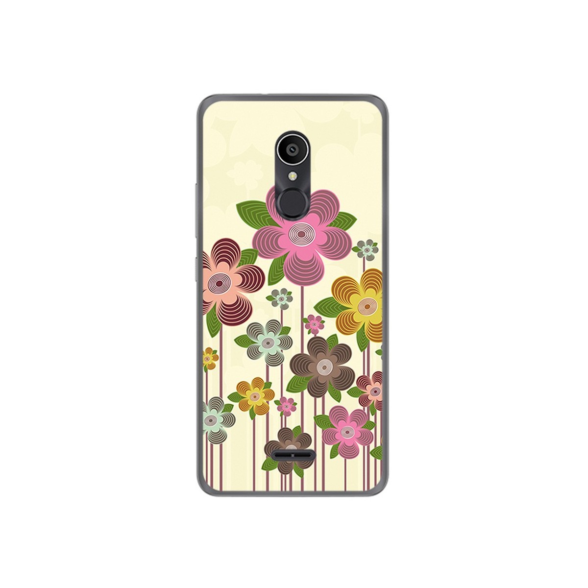 Funda Gel Tpu para Alcatel 3C Diseño Primavera En Flor  Dibujos