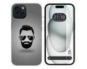 Funda Silicona compatible con Iphone 15 (6.1) diseño Barba Dibujos