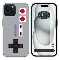Funda Silicona compatible con Iphone 15 (6.1) diseño Consola Dibujos