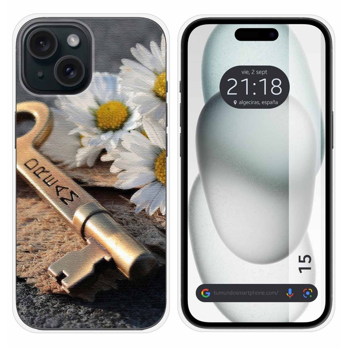 Funda Silicona compatible con Iphone 15 (6.1) diseño Dream Dibujos