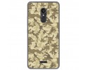 Funda Gel Tpu para Alcatel 3C Diseño Sand Camuflaje Dibujos