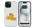 Funda Silicona compatible con Iphone 15 (6.1) diseño Leones Dibujos