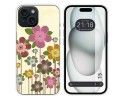 Funda Silicona compatible con Iphone 15 (6.1) diseño Primavera En Flor Dibujos