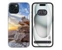 Funda Silicona compatible con Iphone 15 (6.1) diseño Sunset Dibujos