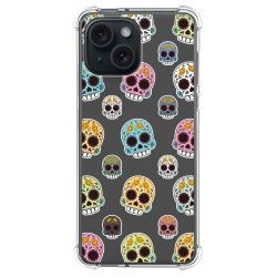 Funda Silicona Antigolpes compatible con Iphone 15 (6.1) diseño Catrina Dibujos